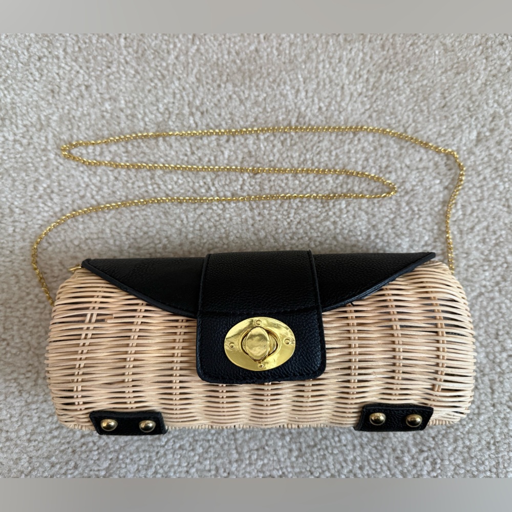 Blanco Womens Straw Purse Clutch